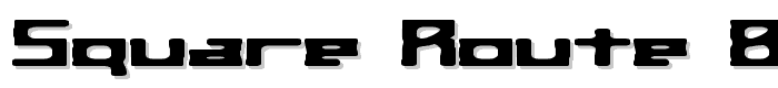 Square Route BRK font